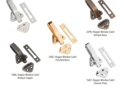 Hopper Window Catches In Various Colours