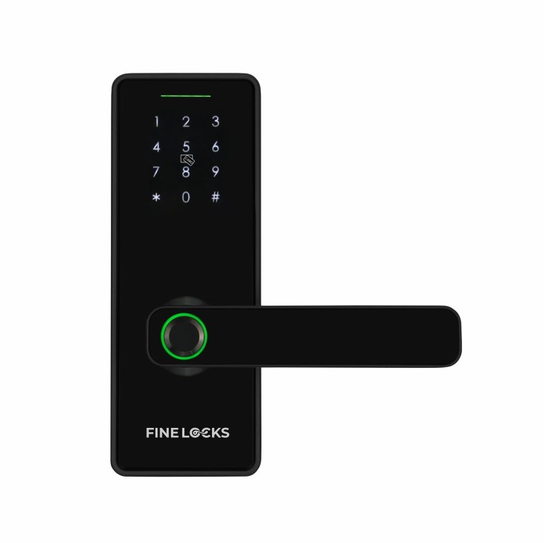 Smart Handle Door Lock with Fingerprint Access