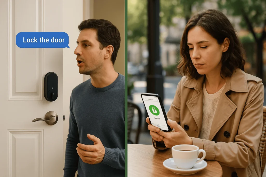 smart locks with voice