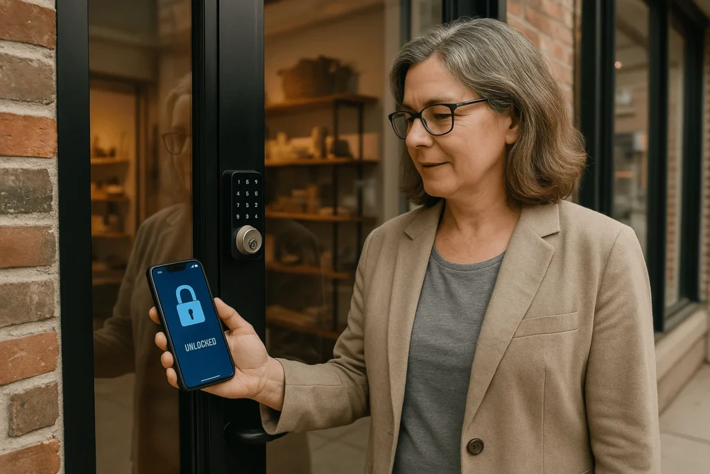 keyless entry for business