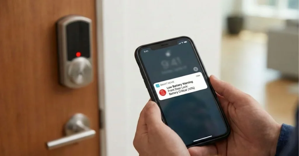 smart lock dead battery